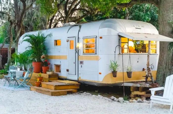 Retro Airstream by the Beach